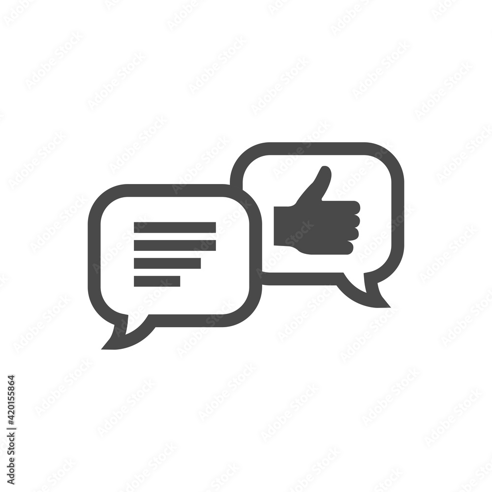 chat vector icon, vector black line illustration chat vector icon, vector black line illustration