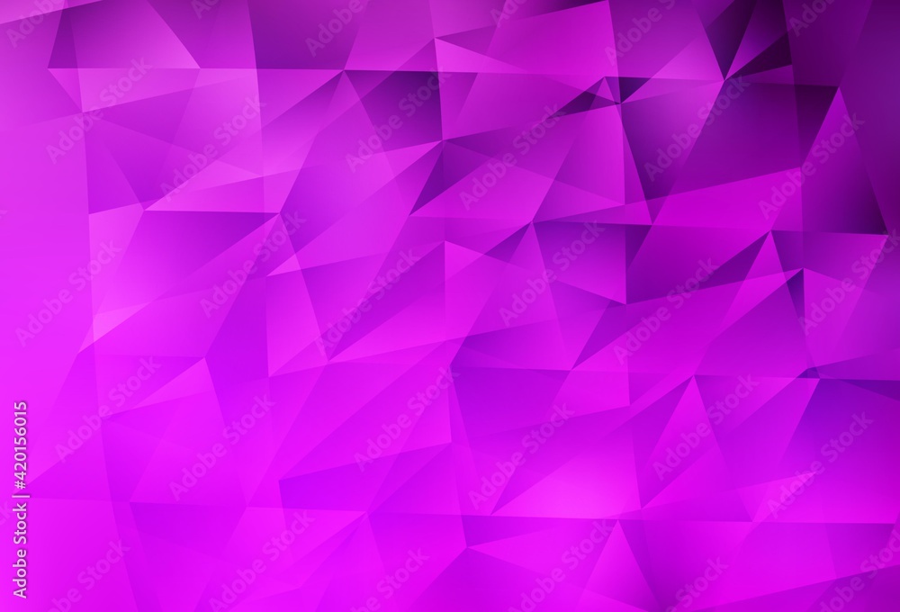 Light Purple vector background with triangles. Light Purple vector background with triangles.