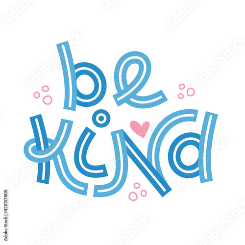 Be yourself. Positive thinking quote. Motivational card. Inspirational poster.