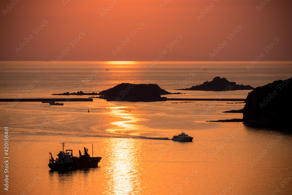 長崎の夕陽 長崎の夕陽