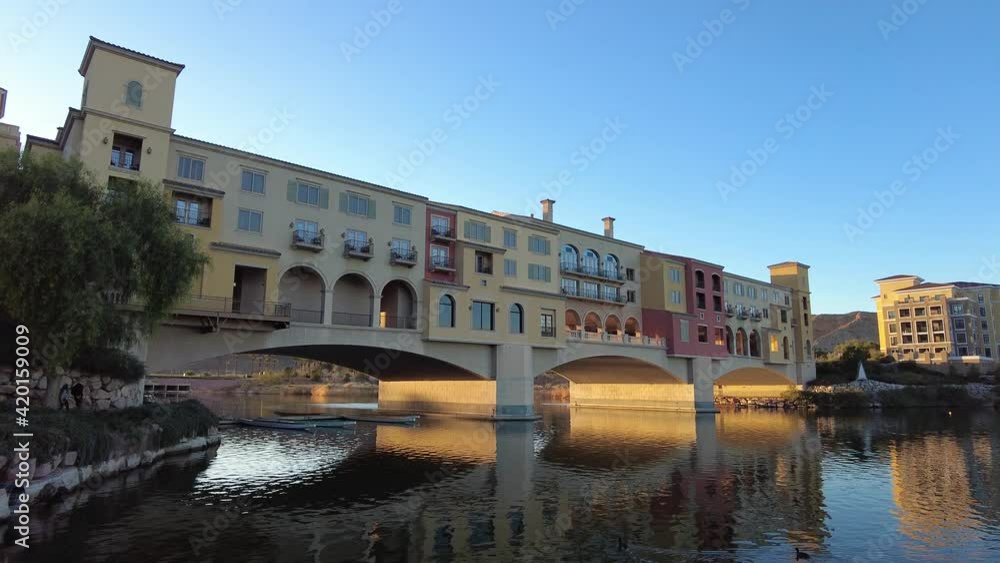 Afternoon view of some beautiful building in Lake Las Vegas area Afternoon view of some beautiful building in Lake Las Vegas area