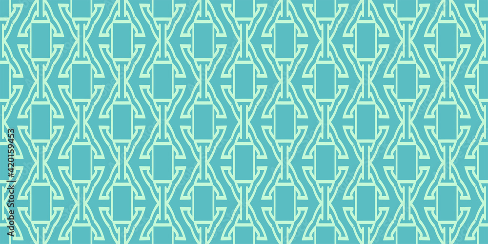 green background wallpaper pattern seamless with geometric ornament
