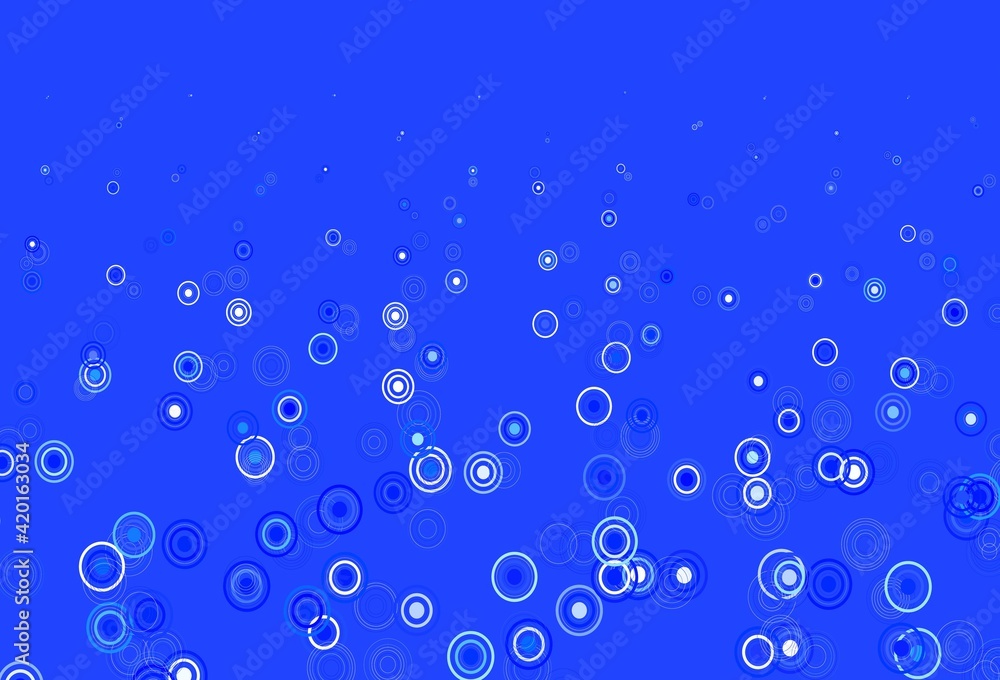 Light BLUE vector background with spots. Light BLUE vector background with spots.