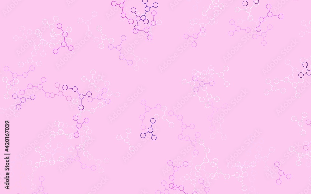 Light Pink, Red vector texture with artificial intelligence concept. Light Pink, Red vector texture with artificial intelligence concept.