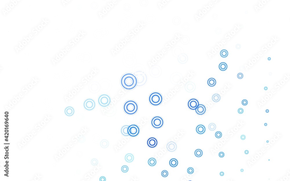 Light Purple vector pattern with spheres.