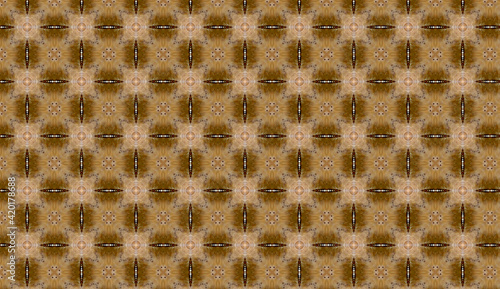 Seamless and repeating vintage Art nouveau pattern 