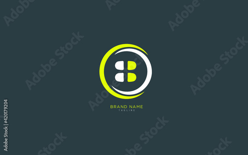 Alphabet letter Initial B, BB logo premium business typeface, minimal, innovative concept, creative, symbol, company, sign, Monogram, vector, startup, template graphic design.