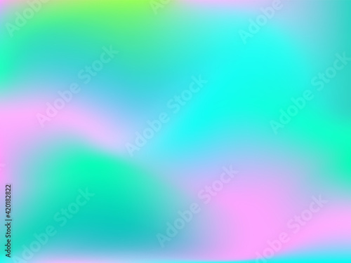Holographic background. Bright  smooth mesh with a blurry futuristic pattern.