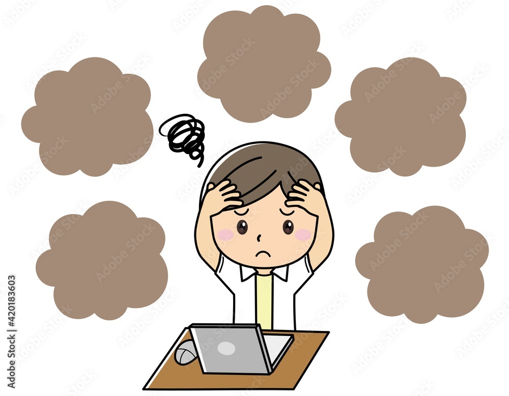 4 件の最適な 困る 困っている 悩み 悩んでいる 吹き出し ふきだし 吹きだし フキダシ ノートpc 画像 ストック写真 ベクター Adobe Stock