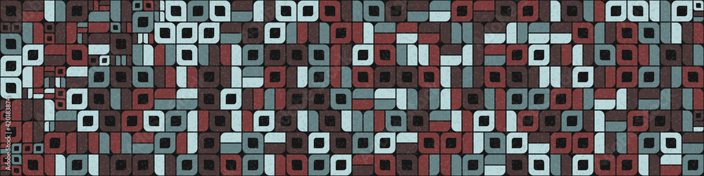 Abstract Geometric Pattern generative computational art illustration Abstract Geometric Pattern generative computational art illustration