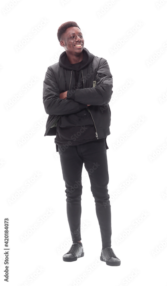 handsome stylish guy looking at the camera. isolated on white handsome stylish guy looking at the camera. isolated on white