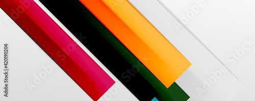 Free Download Multicolored lines background. Design template for business or technology presentations, internet posters or web brochure covers - GFXLoad