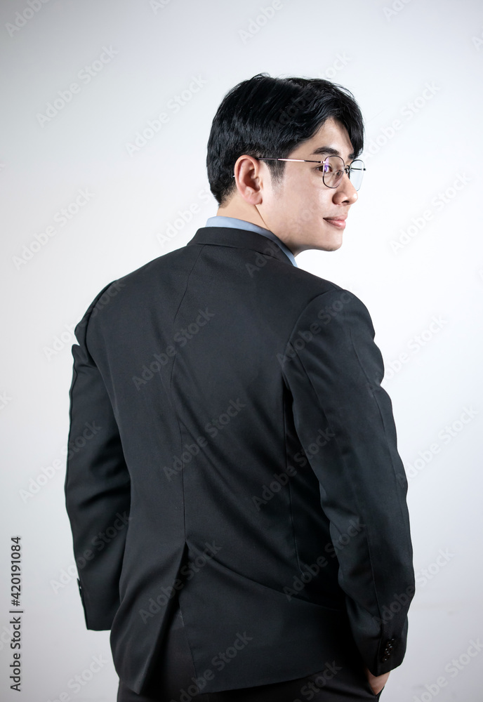 Successful handsome business man in office. Successful handsome business man in office.