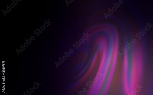 Dark Purple vector glossy abstract background.