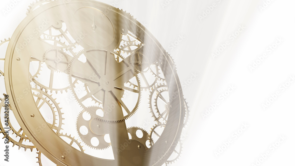 white rays of light make their way through the clockwork white rays of light make their way through the clockwork
