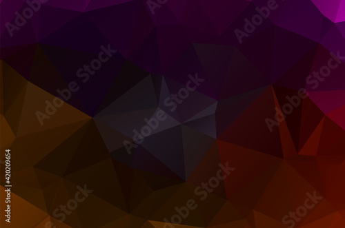 Multi color geometric triangular low poly background style