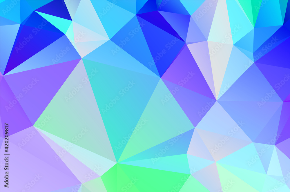 Blue vivid polygonal mosaic background, creative design templates Illustration Blue vivid polygonal mosaic background, creative design templates Illustration