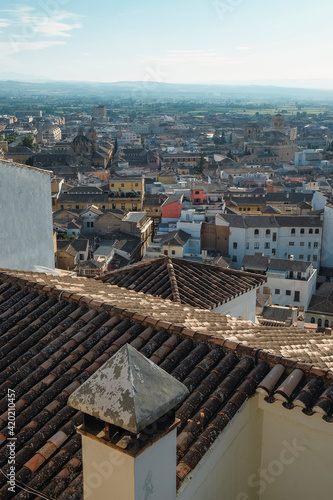views of the old city of granada
