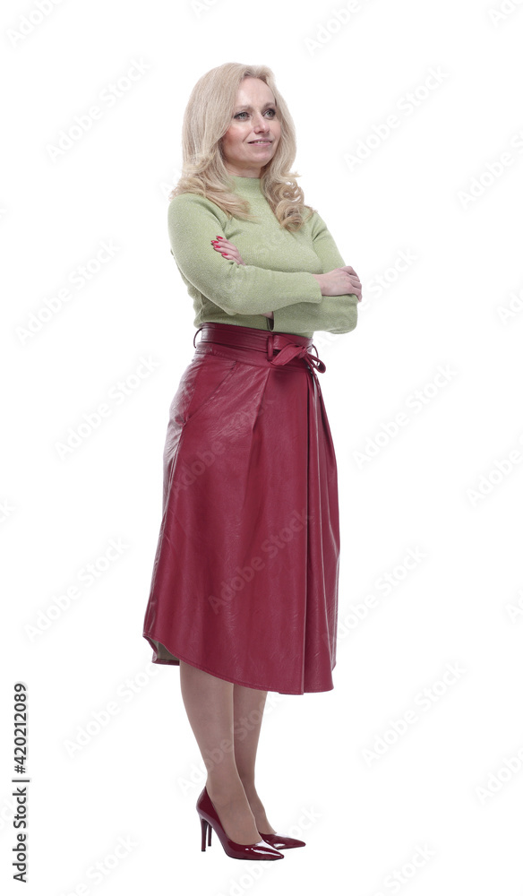 young woman in casual clothes looking at the camera young woman in casual clothes looking at the camera