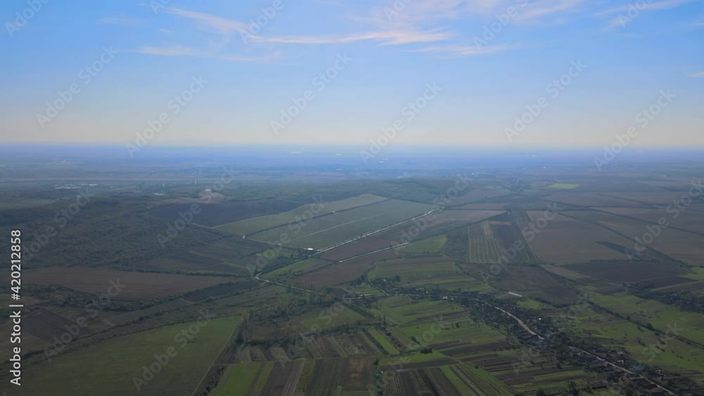 Panorama of field in a spring day mountain Panorama of field in a spring day mountain
