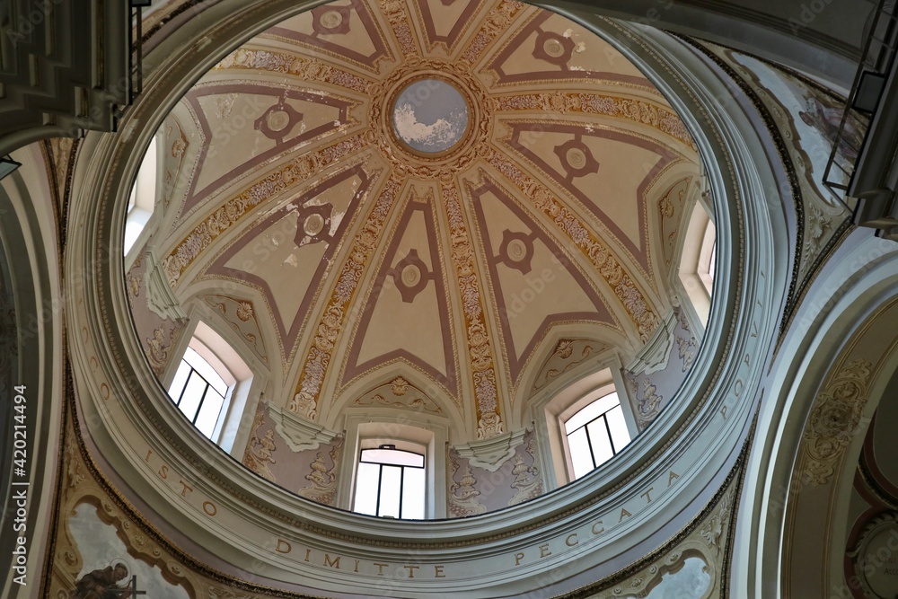 Napoli - Volta della cupola della Chiesa di Santa Caterina a Chiaia