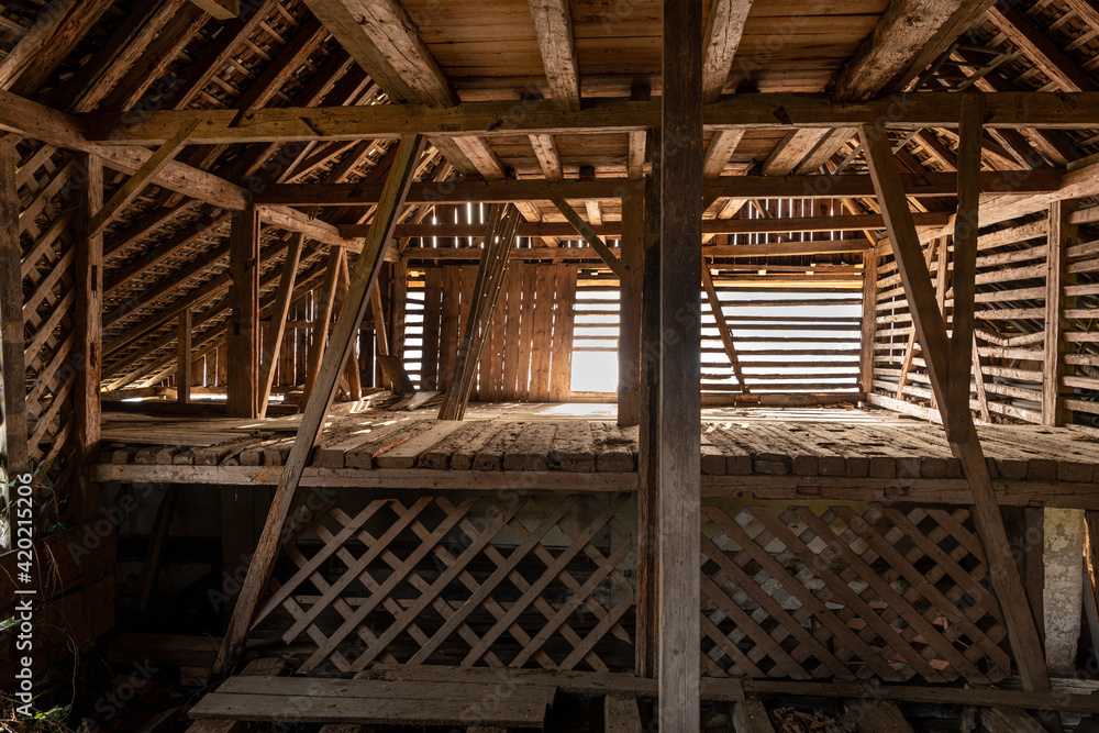 Obraz premium Holzkonstruktion