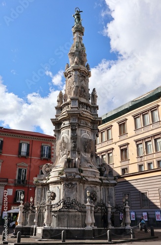 Napoli – Obelisco in Piazza del Gesù Nuovo