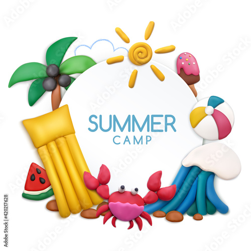Plasticine Summer Camp Concept