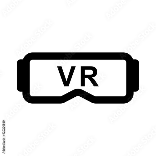 VR Headset vector icon VRゴーグルのアイコン