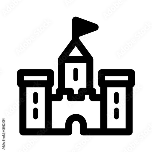 Castle vector icon お城のアイコン