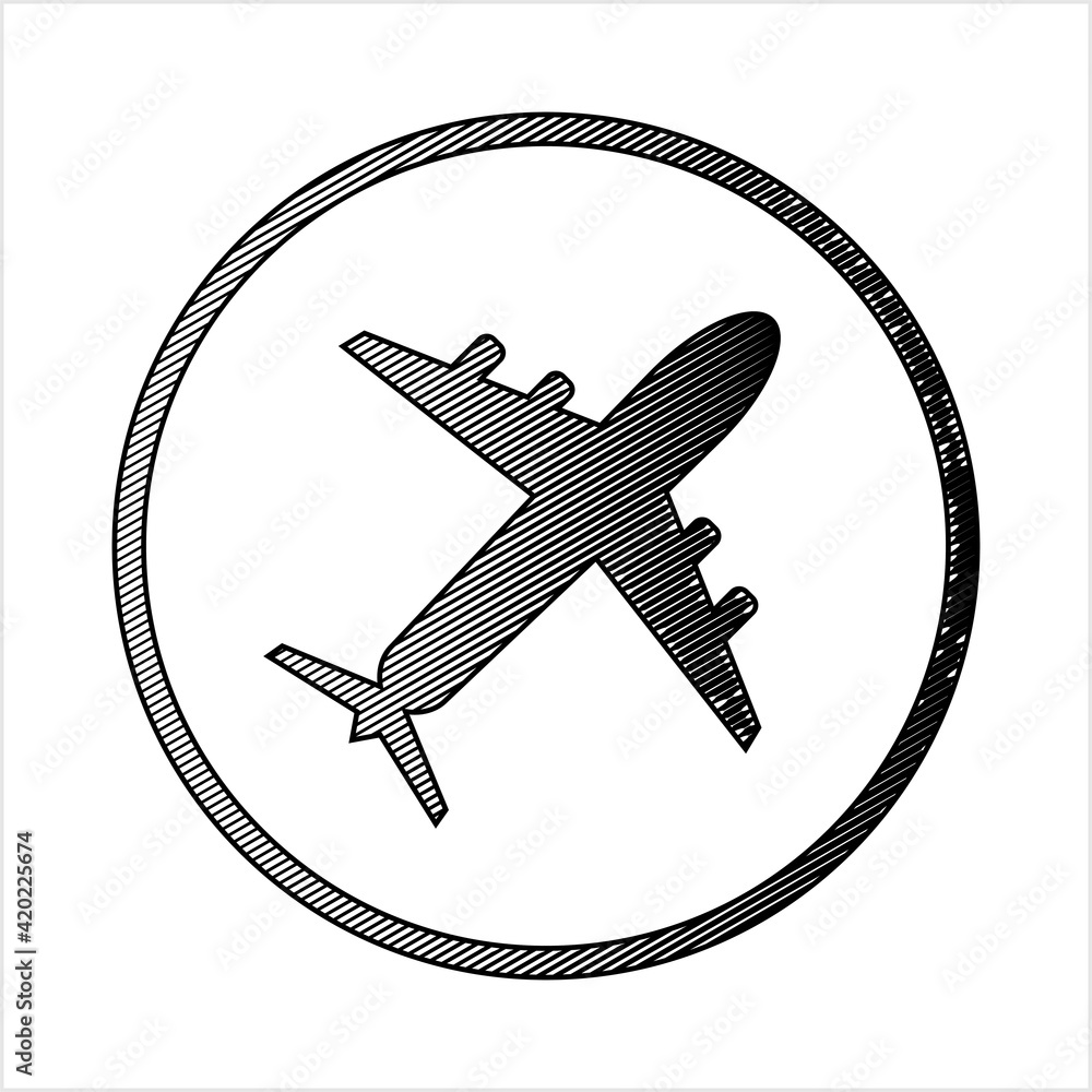Airplane Icon, Aeroplane Icon, Engine Powered Fixed Wing Aircraft Airplane Icon, Aeroplane Icon, Engine Powered Fixed Wing Aircraft