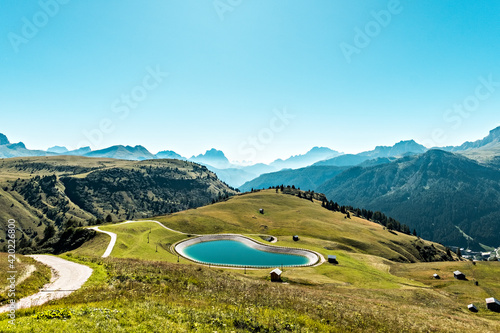 Vista sulle Dolomiti dal Bec de Roces photo