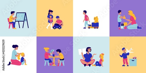 Kindergarten Children Design Concept