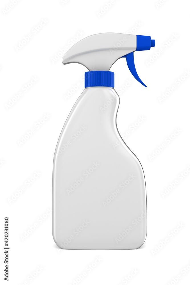 disinfectant spray on white background. Isolated 3d illustration disinfectant spray on white background. Isolated 3d illustration