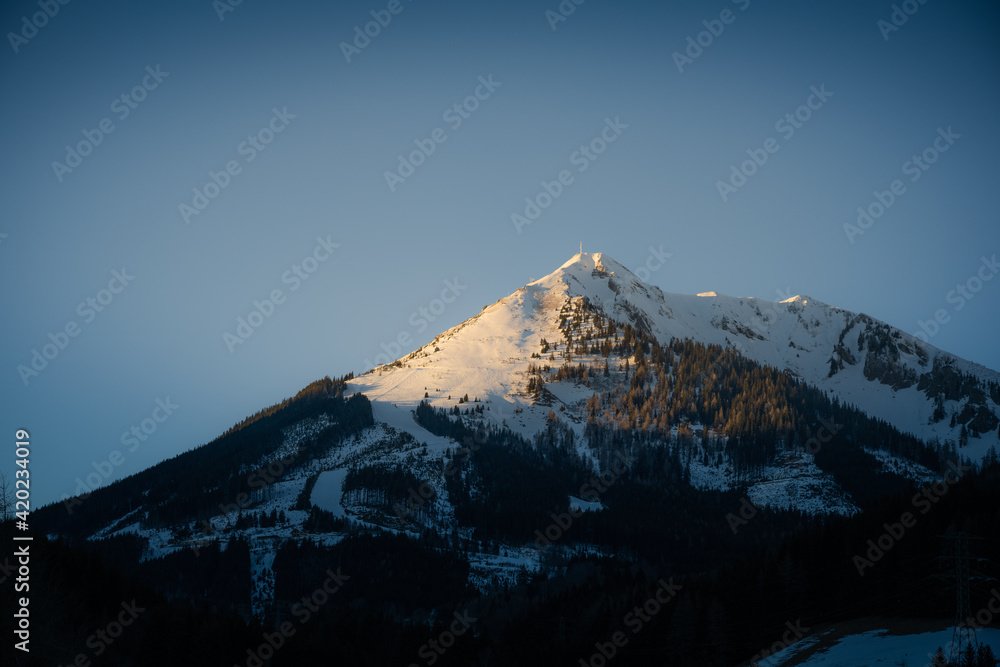 Berg Winter Gipfel (Präbichl bei Eisenerz)