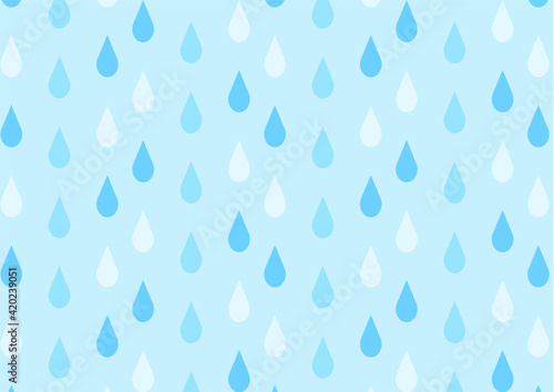 背景　雨　しずく