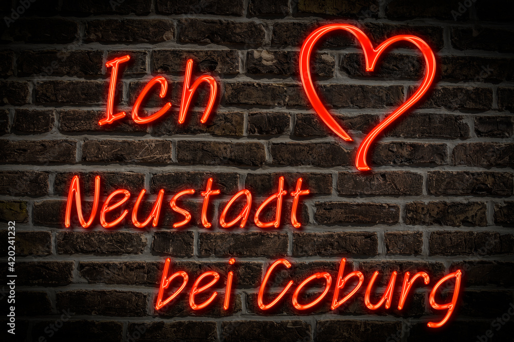 Obraz premium Neustadt bei Coburg