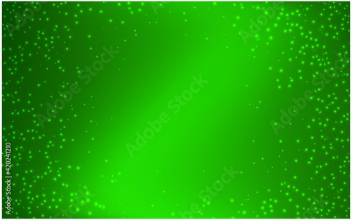 Light Green vector texture with milky way stars.