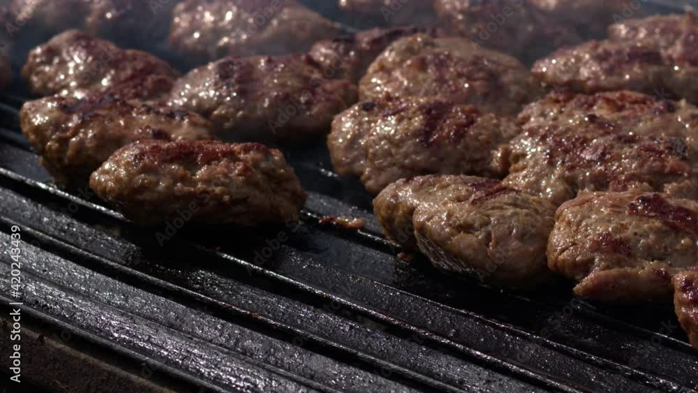 Meatball on a Barbecue Meatball on a Barbecue