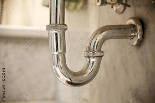 Drain in the bathroom.