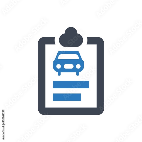 Auto insurance icon