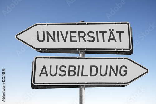 Universität oder Ausbildung, Wegweiser