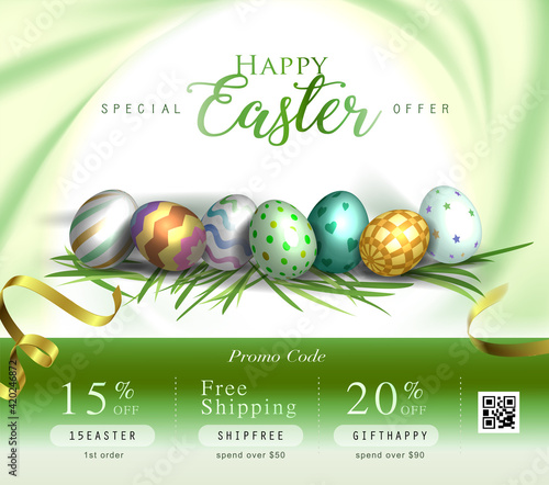 Easter sale banner