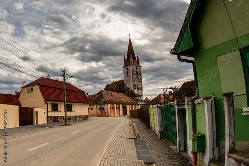 Fortified church in Cristian, Romania