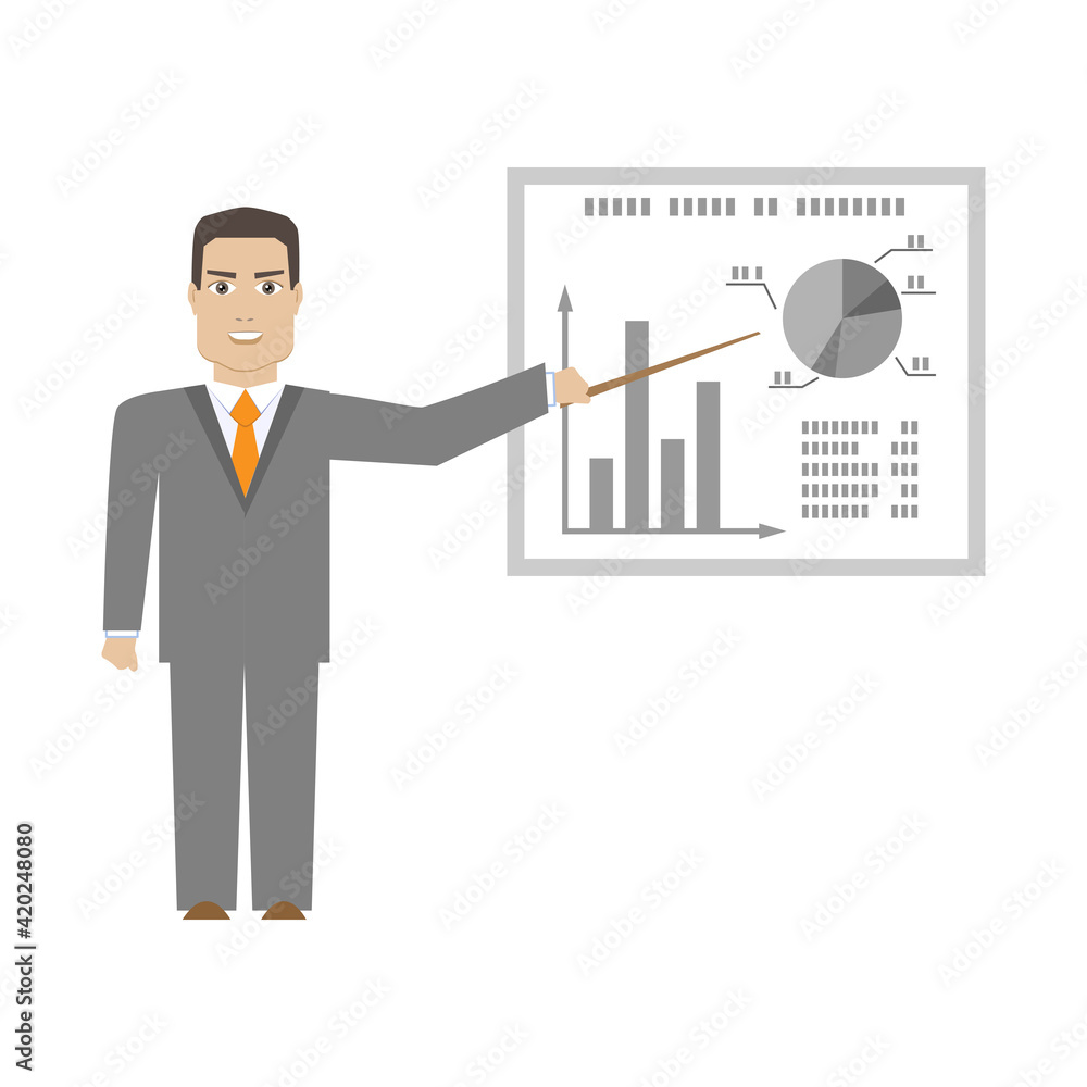 Office Worker Flat Icon Office Worker Flat Icon