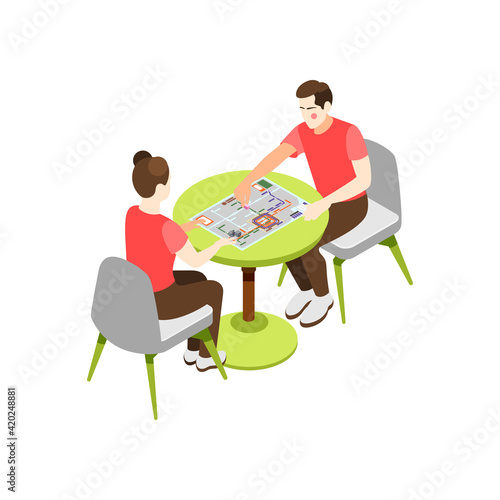 Table Board Game Composition