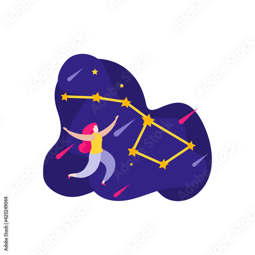 Big Dipper Space Composition
