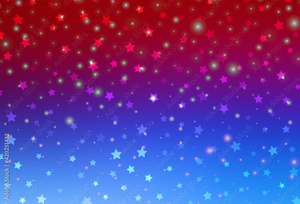 Light Blue, Red vector template in carnival style. Light Blue, Red vector template in carnival style.