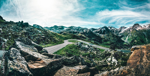 panorama of the mountains