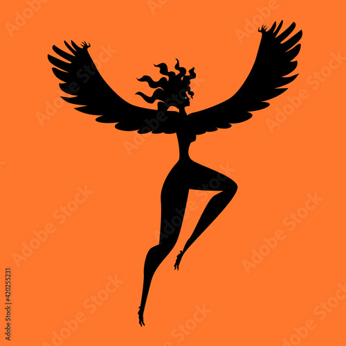 greek mythology harpy monster woman
